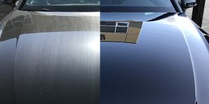 Before and after shot of our personal rust protection. left has matte and ugly shine, right has a clear and beautiful shine